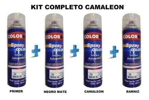 Chameleon All Colors Spray Paint Kit x4 1