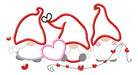 Embroidery Machine Design Mat for Valentine Gnome Elf Love 2253 0