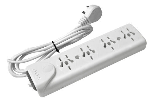 Top Multinorma Power Strip 4 Sockets 1.4m - Pack of 10 0