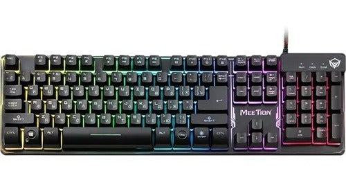 Meetion K9300 Gaming Keyboard with Chroma Lighting and Metal Plate 0