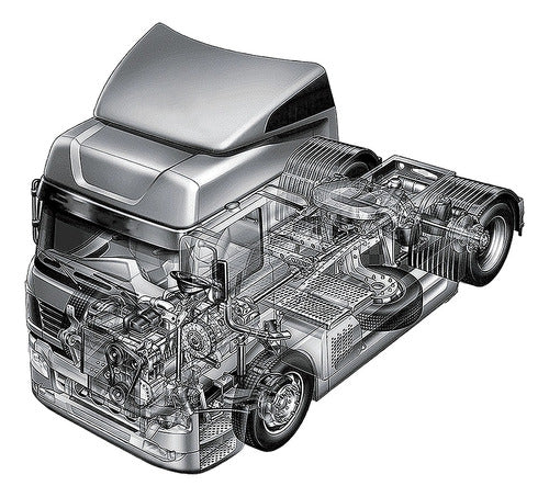 Sensor Abs Traseiro Esquerdo 1000mm Para Scania  Serie 4 Pgr 0