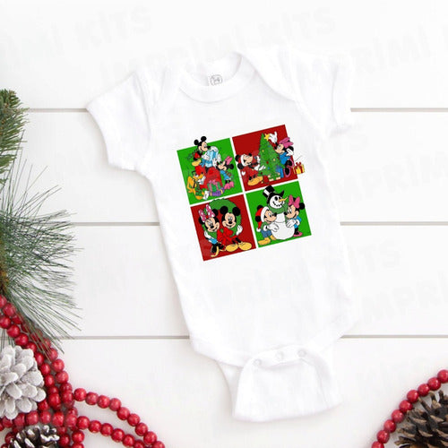 Plantillas Bodys Navidad Infantiles Bebés Remeras Diseños #6 4