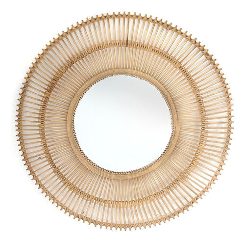 Selecta Round Mirror D83cm Natural Fibers 0