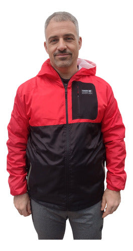 Tensor Campera Rompeviento Hombre Ropa Deportiva Bolsillos Reflex 0