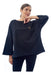 Suteki Women's Oversized Vampire Sleeve Sweatshirt with Round Neck 3