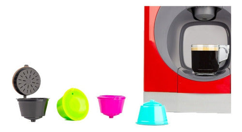 Set 8 Capsulas Recargables Para Dolce Gusto Caffettino Prem 1