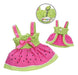 Klippo Pet Juicy Watermelon Summer Dress with Large Border for Dogs 0