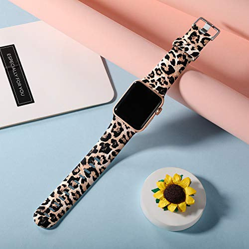 Laffav Classic Leopard Band for Apple Watch 44/45/49mm S9 & Ultra 2 M/L 1