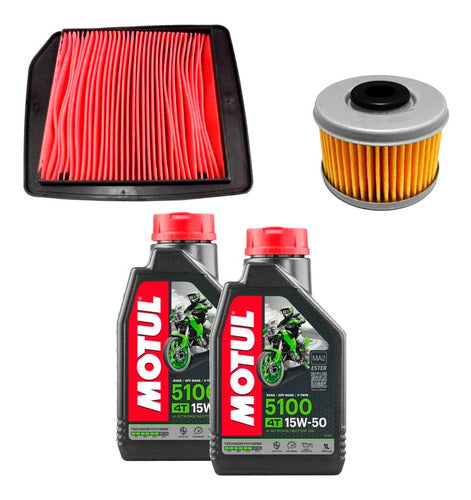 Motul Kit Service Falcon Oil Filter Wega Air Veda Motul 5100 0