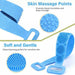 Back Sponge Bath Brush Massage Silicone Colors 11