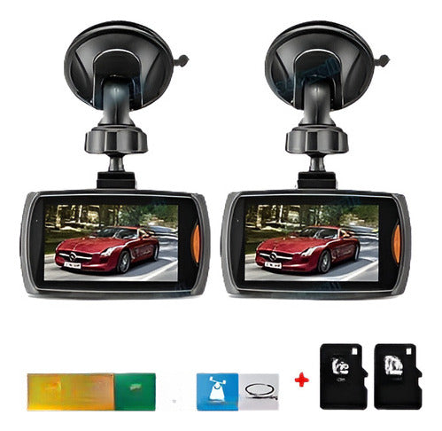 Camara De Video Grabadora  2.4  Lcd  Para Auto, Con Visión N 0