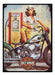 Harley Davidson Vintage Frame 21 X 29 Cm 0