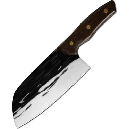 Hacha Cocina Acero Carnes Mango Cuchillo Chef Profesional 0