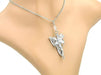 XHBTS 2 Set Lord of The Rings Elven Leaf Aragorn Arwen Evenstar Pendant Necklace with Box 4
