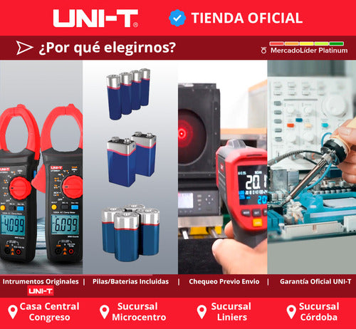 Uni-t Multímetro Digital Compacto Ut33d+ Ec Plus Ut33d 1