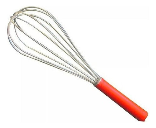 Bellini Gastronomic Whisk 25 Cm With Rubber Handle 0