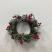 Christmas Wreath Decorated with Wicker, Flowers, and Pearls by Pettish Online 2