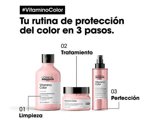 Shampoo + Tratamiento + 10 En 1 Vitamino Color Loréal Pro 4