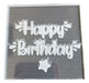 Acrylic Texturizing Stamp Happy Birthday with Star 0