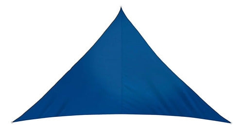 Tecsys Toldo Vela Sombra Y Granizo 3*4*3 Triangulo Azul Doble Tela 0