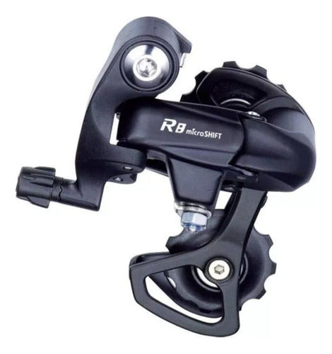 Microshift R8 Short Rear Derailleur for 9-Speed Road Bikes 0