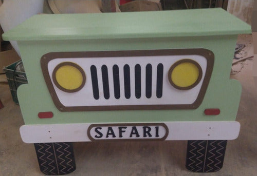 Foldable Painted Candy Jeep Safari Table 0