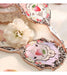 Flower Knows Strawberry Rococo Hand Mirror in Lilac 3