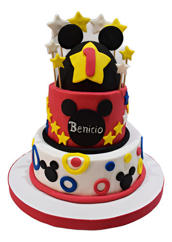 SS GOURMET Torta Mickey - Ideal Para Cumpleaños Infantiles 0