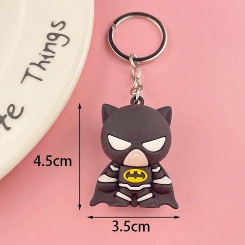 Generic Marvel 3D Rubber Keychain Pack of 3 5