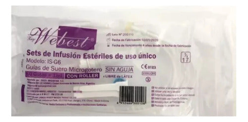 Webest Set De Infusion Macrogoteo Sin Aguja X3 Unidades Con 0