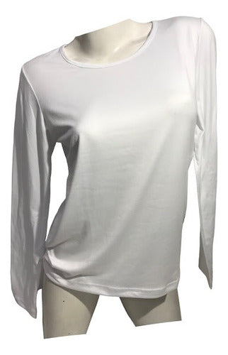 Thermal Fleece Lycra T-Shirt Size: 1 - 6 Adult Poema 1171 1