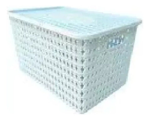 TOH Rectangular Storage Basket with Lid 4