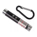 Large Red Keychain Laser Pointer UV Flashlight 3-in-1 0