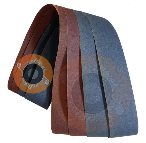 5 Sanding Belts 75 x 2000 Zirconium and Aluminum Oxide 0