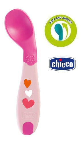 Chicco Baby Feeding Combo: Thermal Plate + Angled Spoon 1