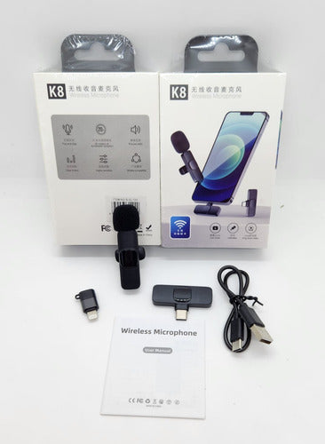 Microfono Corbatero Inalambrico Compatible iPhone  Android 1