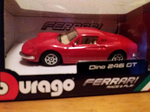 Ferrari Dino 246-gt Burago Coleccion Escala 1/43 En Estuche 1