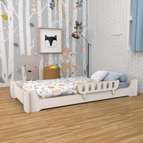 Montessori Bed 1.90 x 0.90m, Reversible, Evolutionary 4
