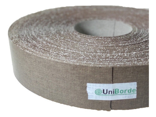 Uniborde Tapacanto Melamina Lino Terra 50 Mm X 10 M C / Cola Especial 1