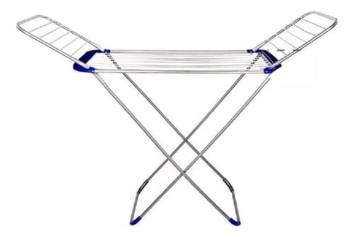 Tienda Madi Extra Large Foldable Aluminum Clothes Rack with Wings 0