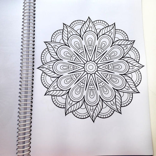 Cuaderno Libro Para Pintar Colorear Mandalas 2