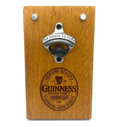 Guinness Magnetic Wall-Mounted Beer Opener 0