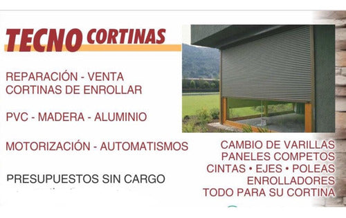 Aluminio Reparación De Cortinas De Enrollar Pvc Madera Aluminio 1