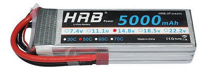 Hrb 4s 14.8v 5000mah 50c 100c Rc Lipo Batería Para Quadcopte 2