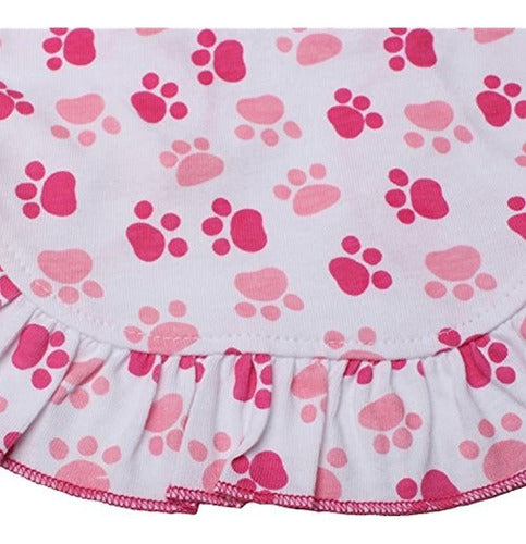 Lediniu Adorable Patas De Perro Mascota Perro Vestidos Camis 3