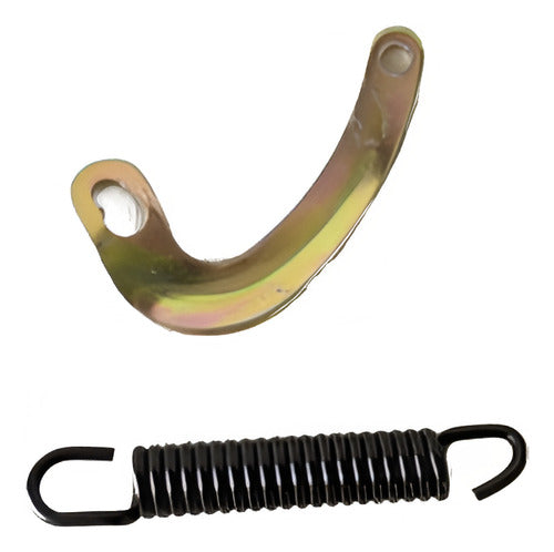 Original Gilera Smash 110 Kickstand Spring and Plate 0