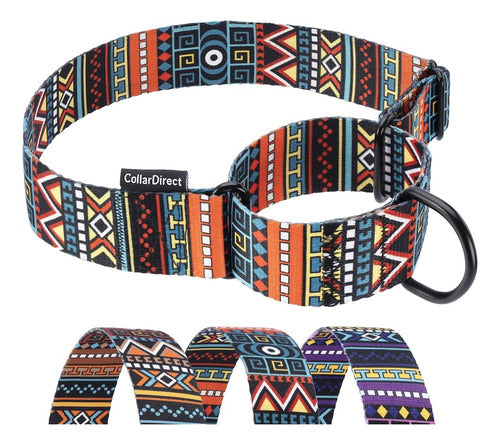 CollarDirect Martingale Dog Collar with Tribal Pattern 0