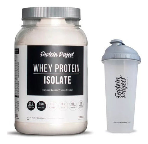 Protein Project Whey Protein Isolate 2lb + Protein Project Shaker 0