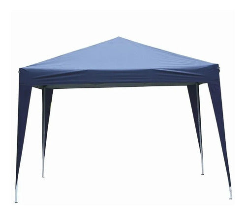 Pik Nik Expandable Blue Gazebo 3x3 Polyester Fabric Without Walls 0