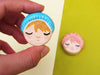 Bosque de Papel Deco Handmade Magnets for Kids with Winter Hats 1